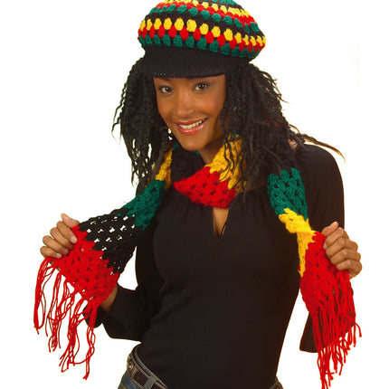 Widmann SRL Rasta sjaal reggae