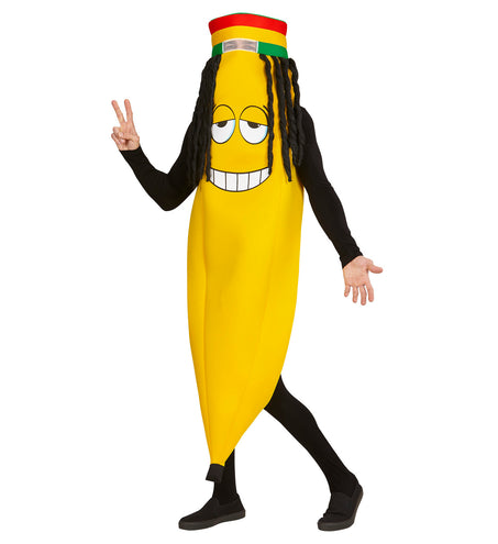 Widmann SRL Rastafari bananen kostuum