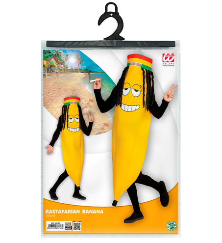 Widmann SRL Rastafari bananen kostuum