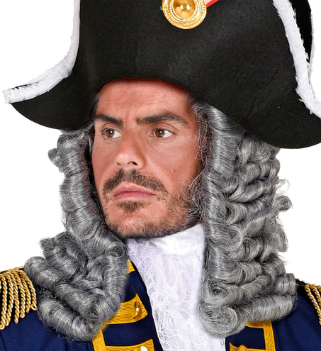 Widmann SRL Rechter of piraten pruik grijs