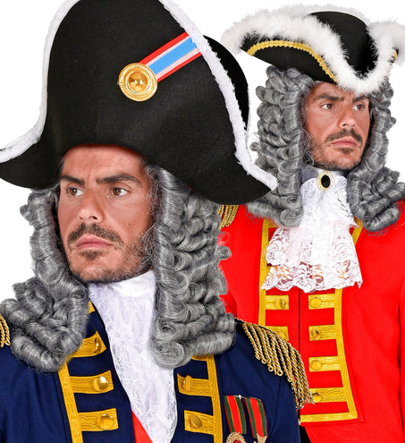 Widmann SRL Rechter of piraten pruik grijs