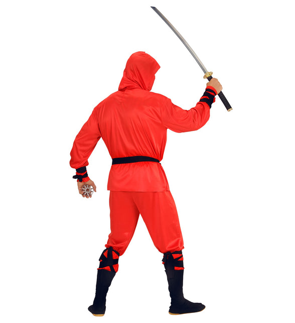 Widmann SRL Red Dragon Ninja pakken voor volwassenen