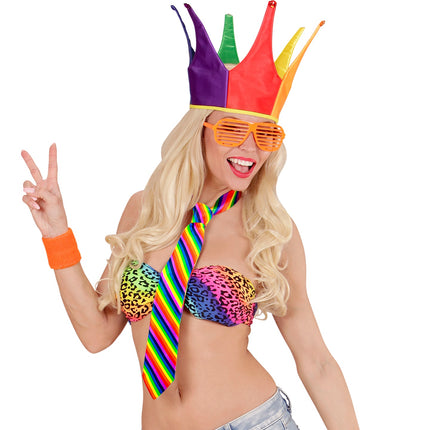 Widmann SRL Regenboog stropdas