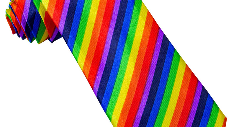 Widmann SRL Regenboog stropdas