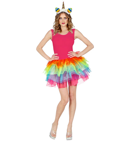 Widmann SRL Regenboog tutu dames