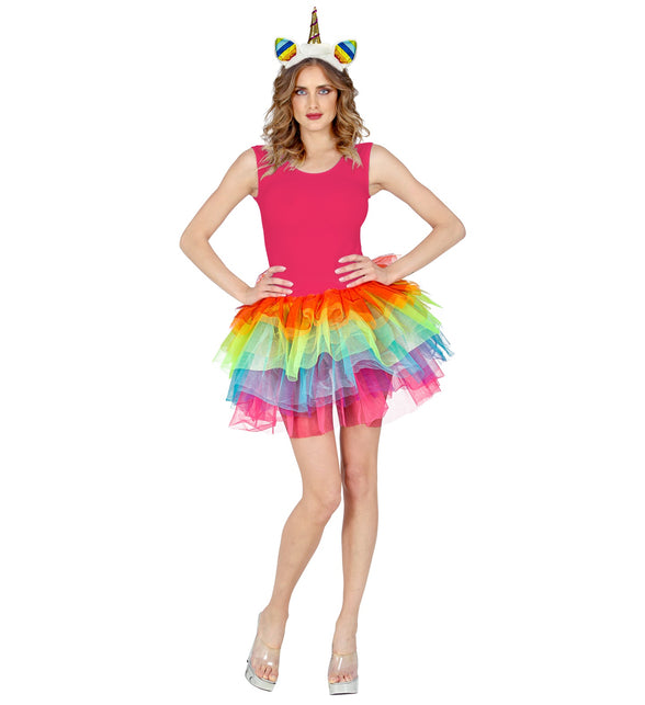 Widmann SRL Regenboog tutu dames