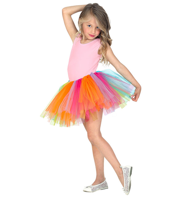 Widmann SRL Regenboog tutu kinderen