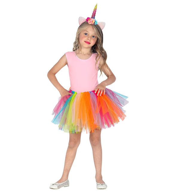 Widmann SRL Regenboog tutu kinderen