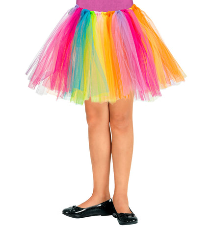 Widmann SRL Regenboog tutu kinderen