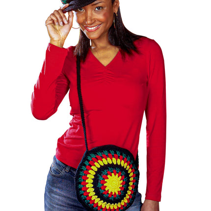 Widmann SRL Reggae tas rasta handtasje