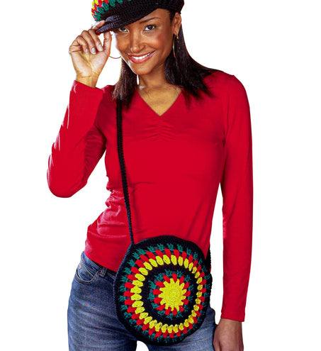 Widmann SRL Reggae tas rasta handtasje