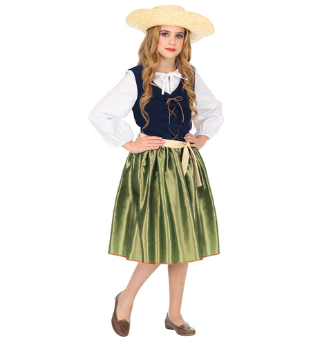 Widmann SRL Renaissance jonkvrouw kostuum meisje