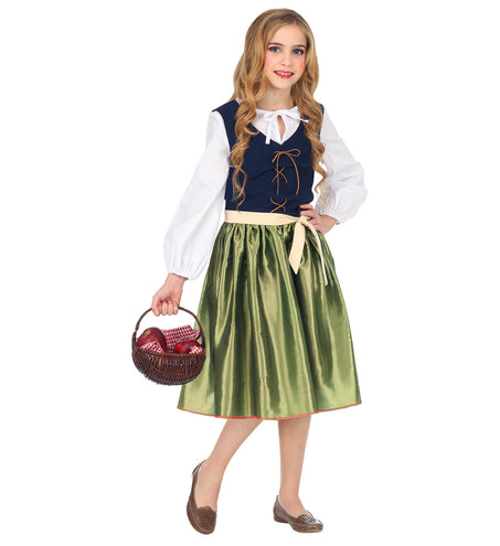 Widmann SRL Renaissance jonkvrouw kostuum meisje