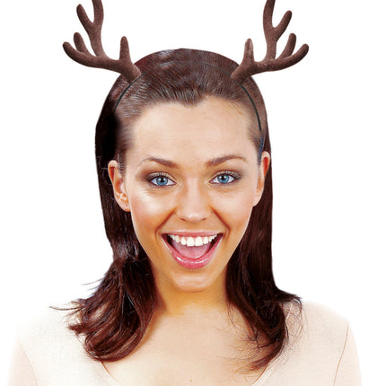 Widmann SRL Rendier gewei op haarband bruin