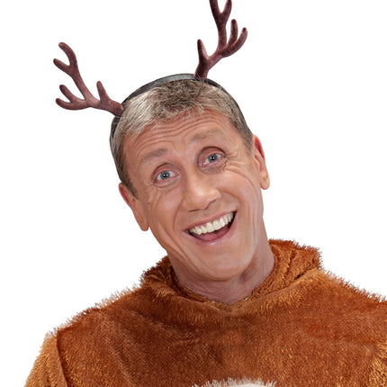 Widmann SRL Rendier gewei op haarband bruin