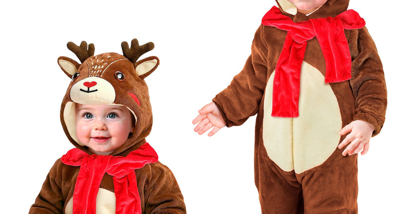 Widmann SRL Rendier kostuum pluche fluweel Santa