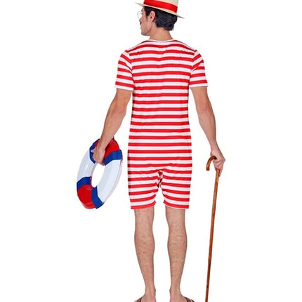 Widmann SRL Retro badpak - rood / wit Robin