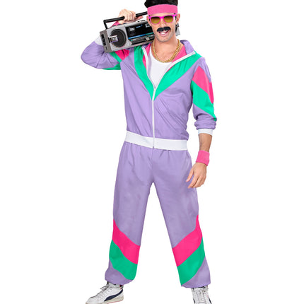 Widmann SRL Retro trainingspak paars