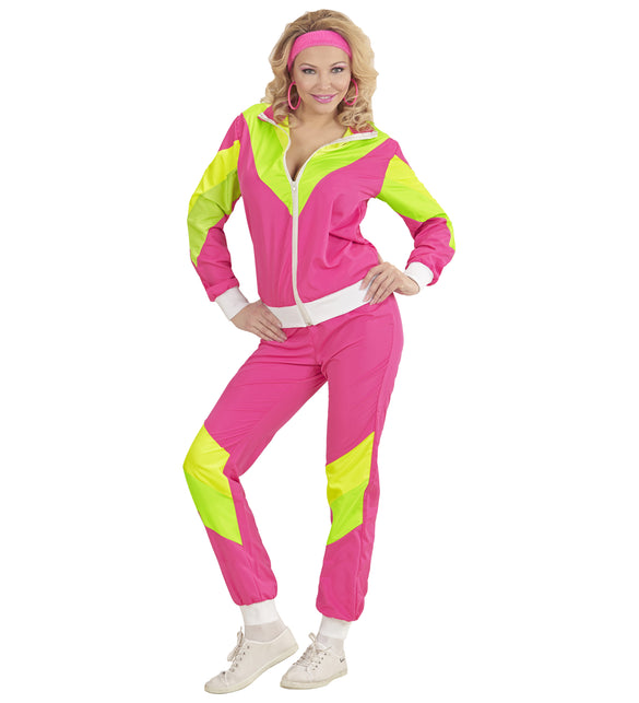 Widmann SRL Retro trainingspak roze/geel