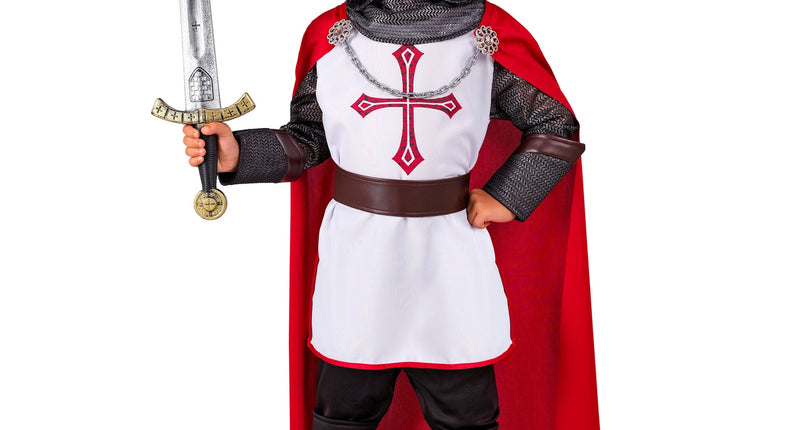 Widmann SRL Ridderkostuum voor kinderen  tuniek met kap en riem en cape
