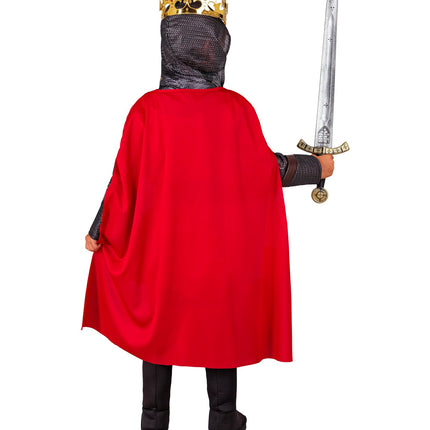 Widmann SRL Ridderkostuum voor kinderen  tuniek met kap en riem en cape