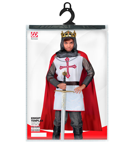 Widmann SRL Ridderkostuum voor kinderen  tuniek met kap en riem en cape