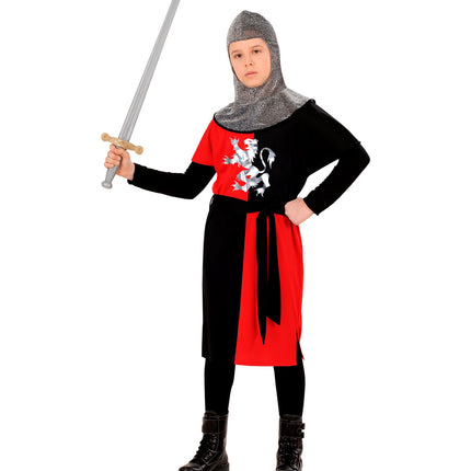 Widmann SRL Ridderpak rood middeleeuws kinderen