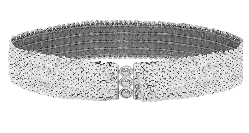 Widmann SRL riem pailletten zilver