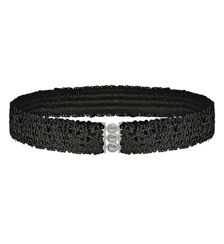 Widmann SRL riem pailletten zwart