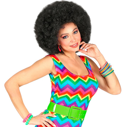 Widmann SRL Riem vinyl neon groen