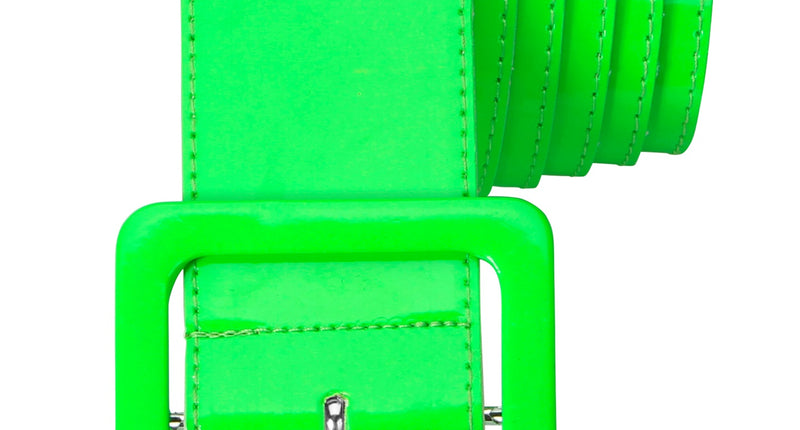 Widmann SRL Riem vinyl neon groen