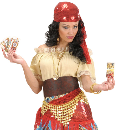 Widmann SRL Riem zigeunerin met muntjes