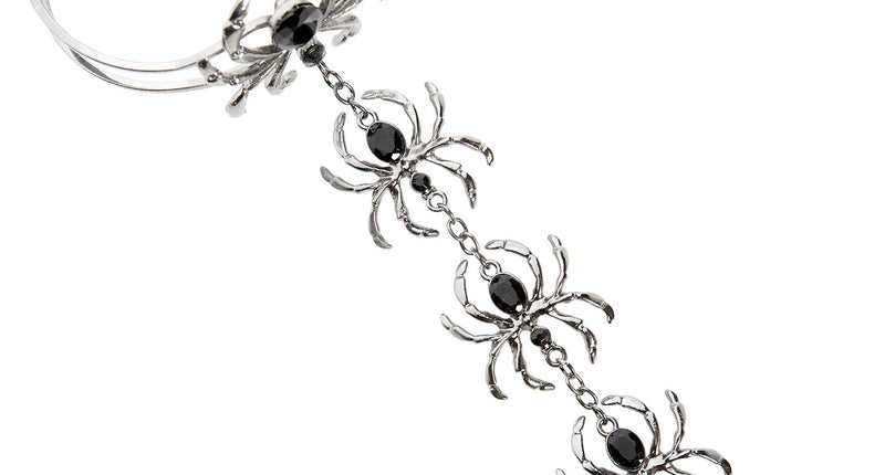 Widmann SRL Ring armband spinnen halloween