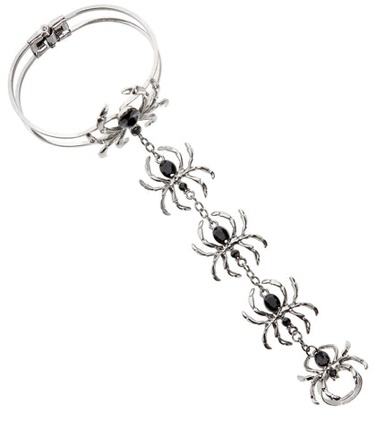 Widmann SRL Ring armband spinnen halloween