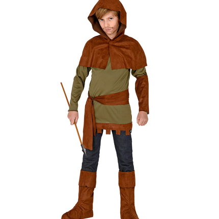 Widmann SRL Robin Sherwood kostuum kinderen