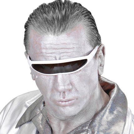 Widmann SRL Robot bril snelle planga wit Science fiction