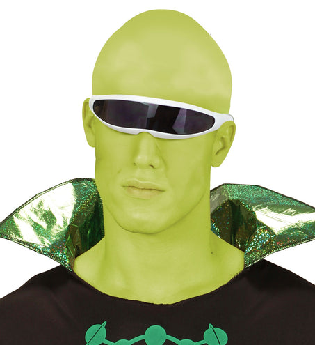 Widmann SRL Robot bril snelle planga wit Science fiction