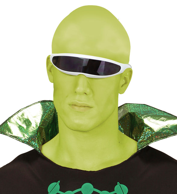 Widmann SRL Robot bril snelle planga wit Science fiction