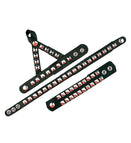 PEOVLVN 3 Stück NietenArmband Punk Rock Leder Herren Damen Emo