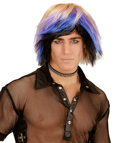 Widmann SRL Rocker pruik Emo