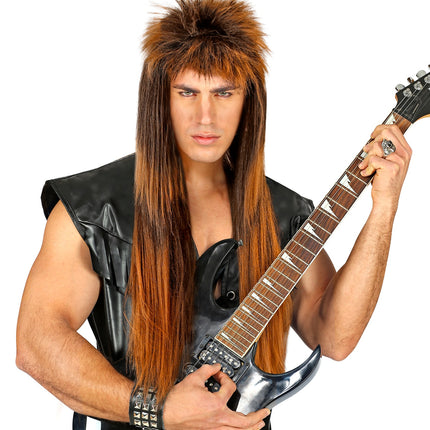 Widmann SRL Rocker pruik punk ACDC