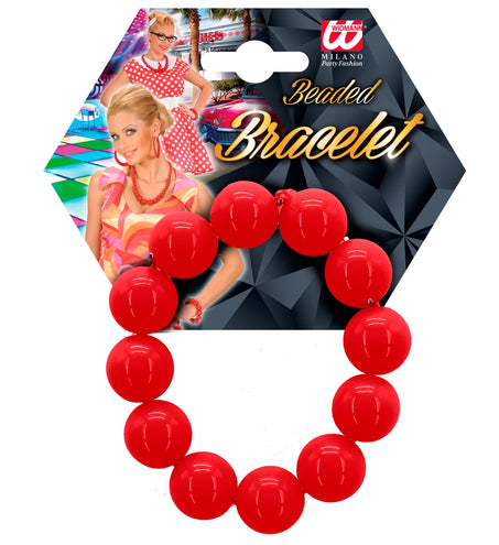 Widmann SRL Rode armband met kralen