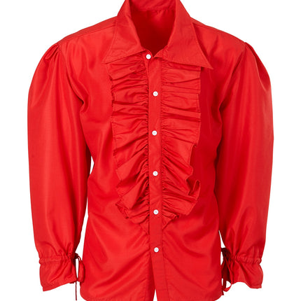 Widmann SRL Rode blouse met ruches