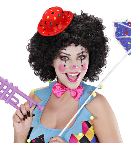 Widmann SRL Rode bolhoed met stippen