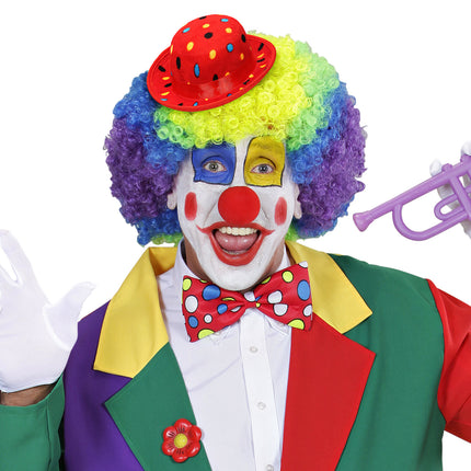 Widmann SRL Rode bolhoed met stippen