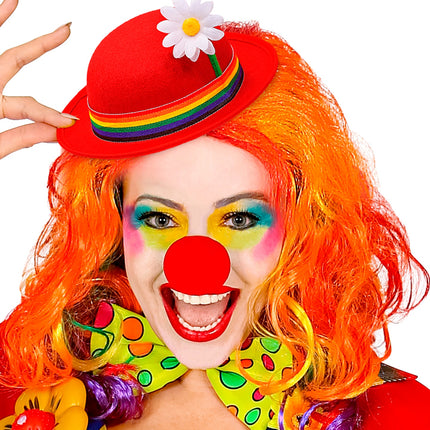 Widmann SRL Rode bolhoed voor clown