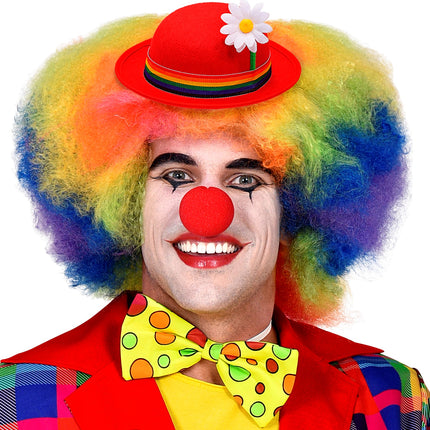 Widmann SRL Rode bolhoed voor clown