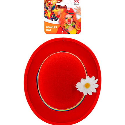 Widmann SRL Rode bolhoed voor clown