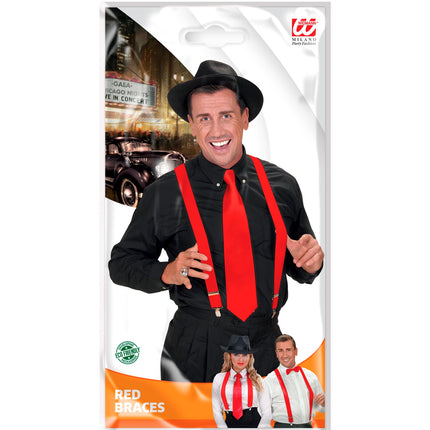 Widmann SRL Rode bretel luxe