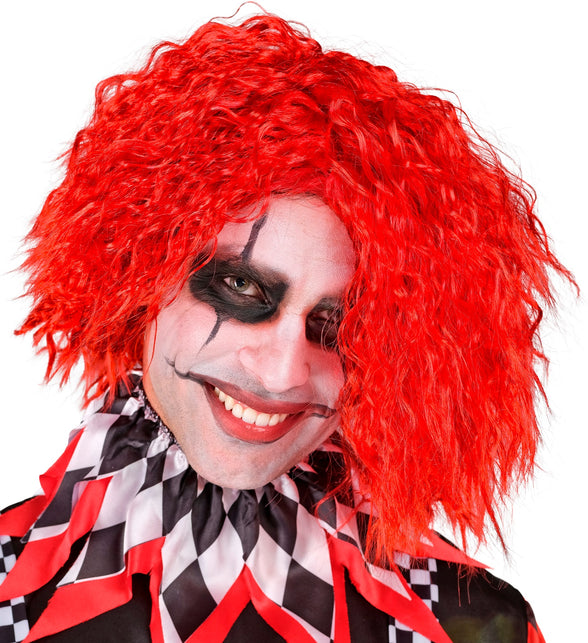 Widmann SRL Rode creepy clownspruik